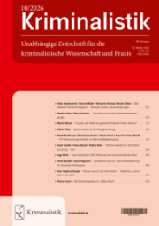 Cover Kriminalistik