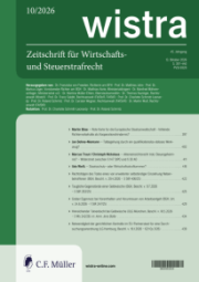 Cover wistra